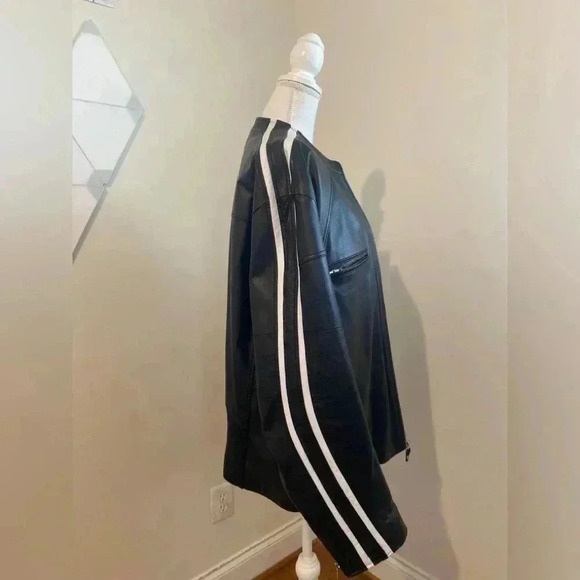 Wilson’s Leather 100 % Leather Motorcycle Jacket Sz XL - Picture 3 of 13